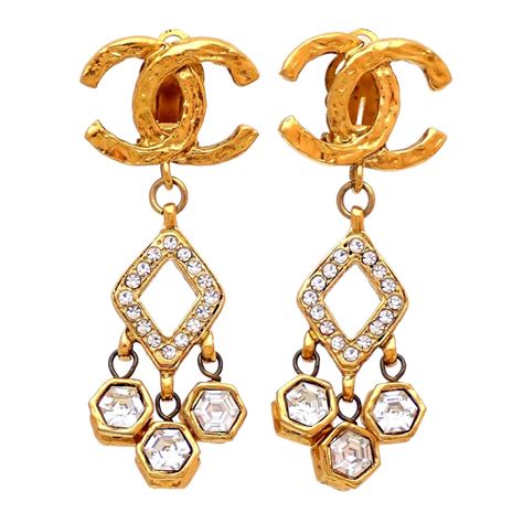 auth chanel cc earring princess cut|chanel jewelry authenticity chart.